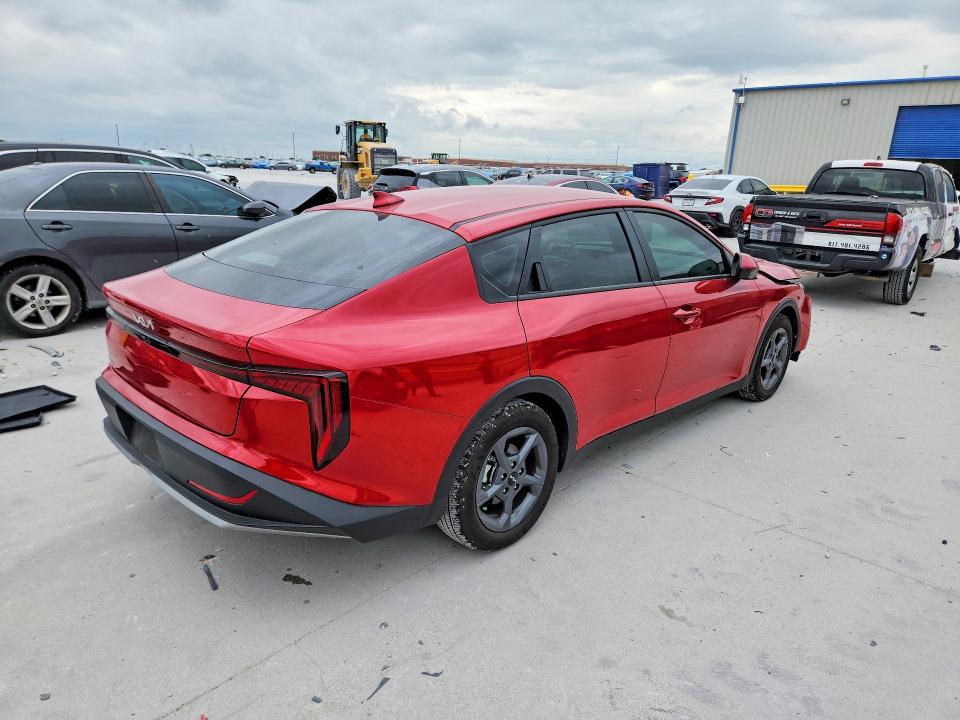 2025 Kia K4 VIN 3KPFT4DE5SE238550 COPART salvage auction — FRONT END, Tx - Salvage Vehicle Title, sold $7,500 on 2026-07-17 (photo 3)