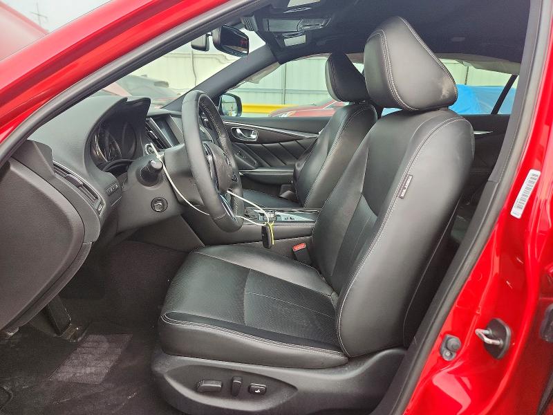2023 Infiniti Q50 VIN JN1EV7CP8PM510966 COPART salvage auction — REAR END, Tx - Salvage Vehicle Title, sold $8,900 on 2026-07-24 (photo 7)