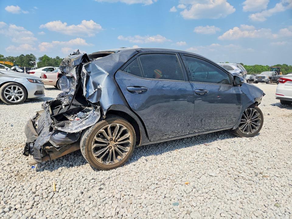 2014 Toyota Corolla VIN 5YFBURHE6EP122554 COPART salvage auction — REAR END, Ga - Bill Of Sale - Parts Only, sold $1,000 on 2026-07-02 (photo 3)