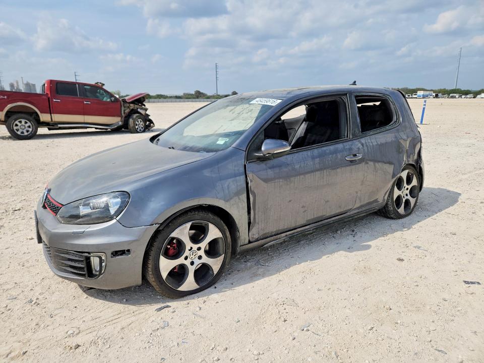 2012 Volkswagen Gti VIN WVWFD7AJ8CW135856 COPART salvage auction — REAR END, Tx - Certificate Of Title, sold $100 on 2026-08-13 (photo 1)