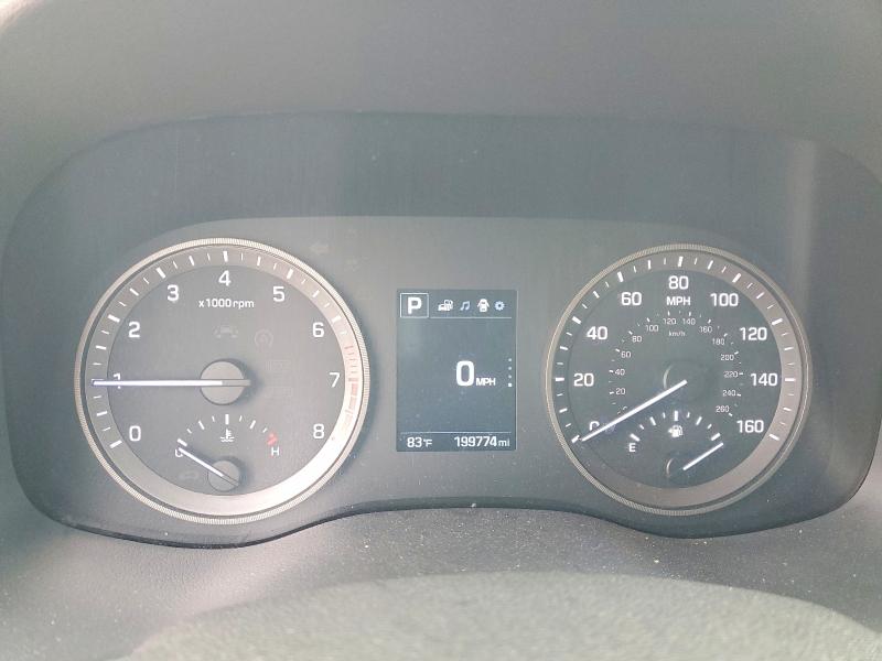 2016 Hyundai Tucson VIN KM8J33A45GU145709 COPART salvage auction — REAR END, Tx - Salvage Vehicle Title, sold $1,900 on 2026-07-10 (photo 9)