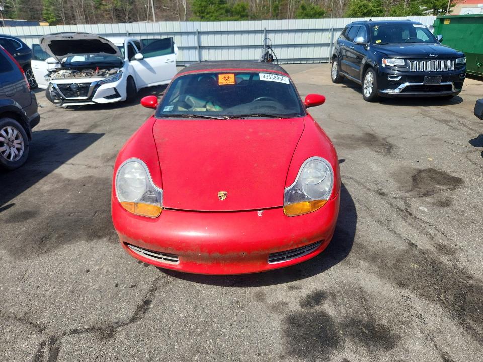 1998 Porsche Boxster VIN WP0CA2985WU624540 COPART salvage auction — REAR END, CO - BILL OF SALE-PARTS ONLY, sold $775 on 2026-07-16 (photo 5)