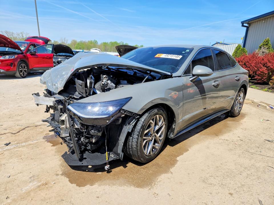 2021 Hyundai Sonata VIN KMHL64JA9MA158620 COPART salvage auction — FRONT END, Ky - Bill Of Sale/Part Only/No Titl, sold $1,700 on 2026-07-02 (photo 1)