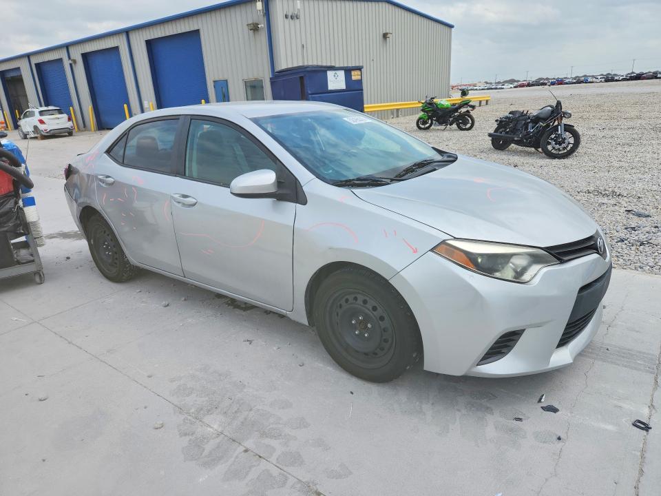2016 Toyota Corolla VIN 5YFBURHE2GP566386 COPART salvage auction — REAR END, Tx - Cert Of Title-Rebuilt Salvage, sold $2,750 on 2026-07-10 (photo 4)