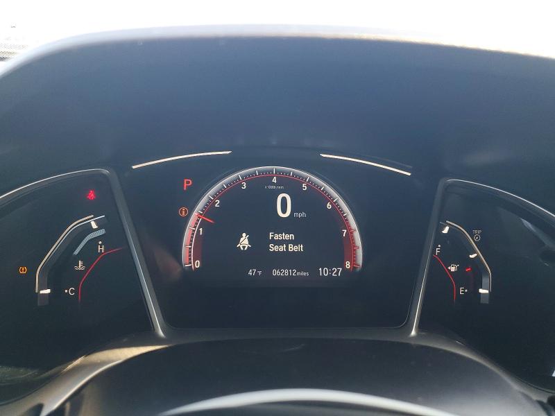 2020 Honda Civic VIN 19XFC2F8XLE029947 COPART salvage auction — FRONT END, Il - Salvage Certificate, sold $7,300 on 2026-07-29 (photo 9)