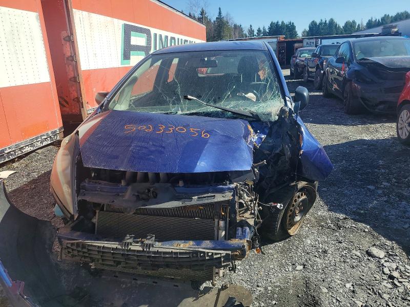 2013 Honda Fit VIN LUCGE8H36D3007502 COPART salvage auction — FRONT END, Qc - Irrecuperable, sold $200 on 2026-07-07 (photo 5)