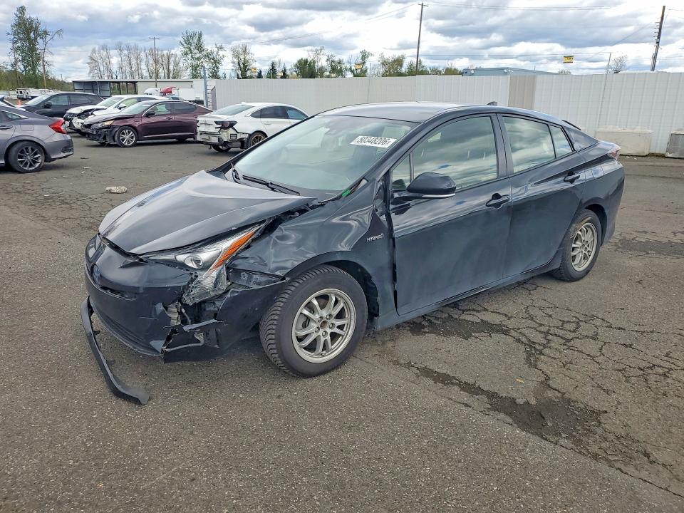 2018 Toyota Prius VIN JTDKARFU1J3060132 COPART salvage auction — FRONT END, Or - Salvage Title Certificate, sold $3,800 on 2026-07-15 (photo 1)