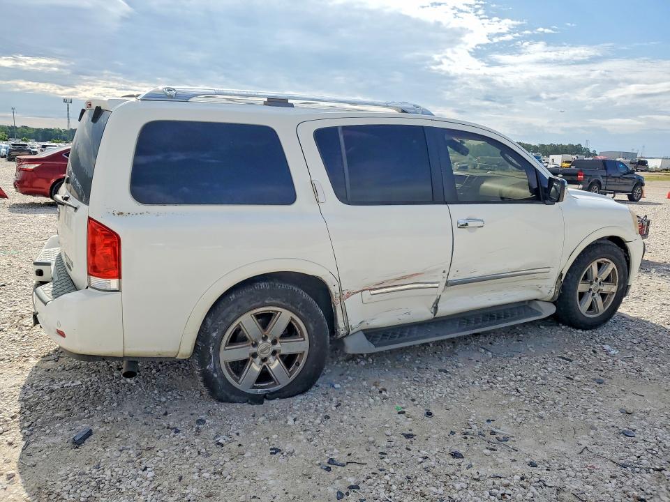 2011 Nissan Armada VIN 5N1BA0NF3BN618479 COPART salvage auction — SIDE, Tx - Certificate Of Title, sold $550 on 2026-07-02 (photo 3)