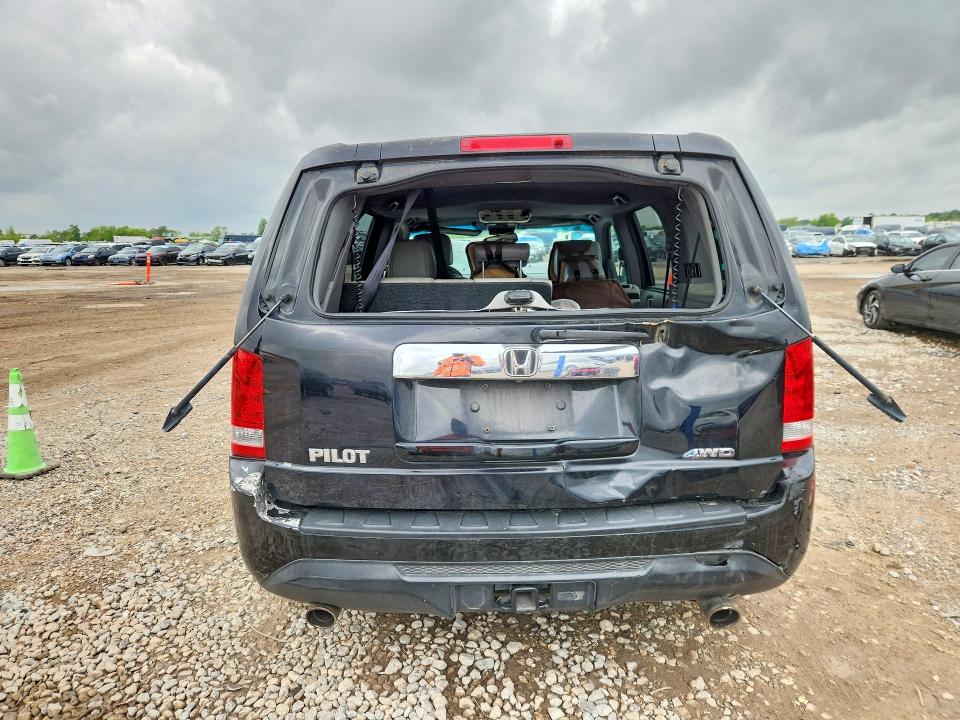 2014 Honda Pilot VIN 5FNYF4H72EB015697 COPART salvage auction — FRONT END, Tx - Salvage Vehicle Title, sold $725 on 2026-07-02 (photo 6)