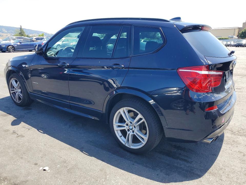 2014 BMW VIN 5UXWX9C58E0D37395 COPART salvage auction — REAR END, Ca - Salvage Certificate, sold $1,600 on 2026-07-02 (photo 2)