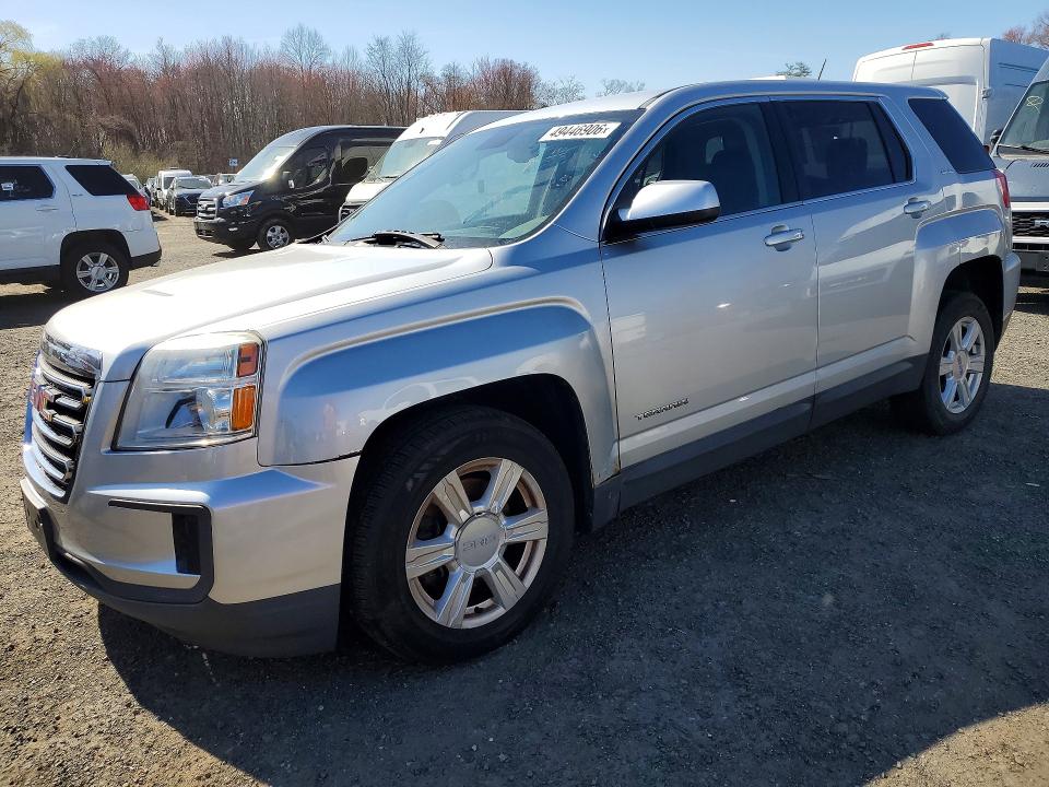 2016 Gmc Terrain VIN 2GKFLSEK0G6127909 COPART salvage auction — FRONT END, Ma - Certificate Of Title, sold $2,000 on 2026-07-21 (photo 1)