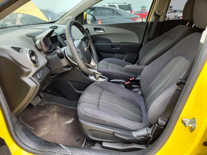 2015 Chevrolet SONIC VIN 1G1JC6SH2F4178990 COPART salvage auction — FRONT END, Tx - Salvage Vehicle Title, sold $925 on 2026-07-02 (photo 7)