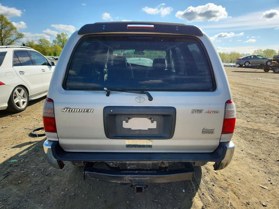 1999 Toyota 4runner VIN JT3HN86R1X0196540 COPART salvage auction — MINOR DENT/SCRATCHES, Nj - Certificate Of Title, sold $750 on 2026-07-08 (photo 6)
