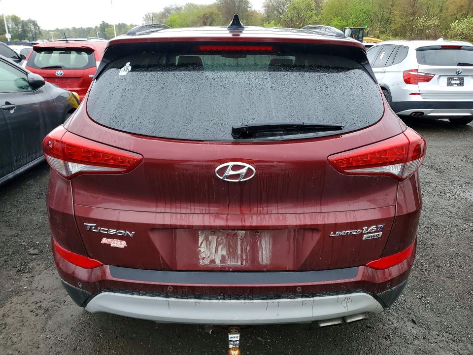 2017 Hyundai Tucson VIN KM8J3CA23HU293065 COPART salvage auction — MINOR DENT/SCRATCHES, NH - CERTIFICATE OF TITLE, sold $2,700 on 2026-07-14 (photo 6)