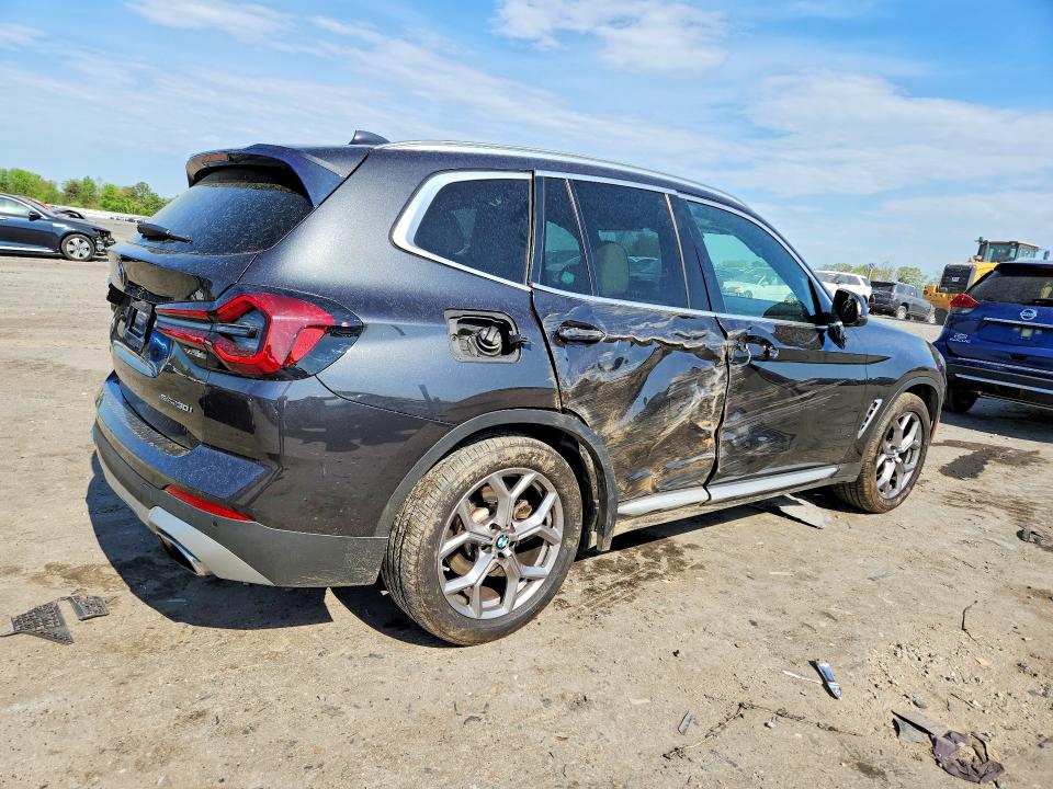 2022 BMW X3 VIN 5UX43DP03N9L74996 COPART salvage auction — SIDE, Va - Cert Of Title - Salvage, sold $9,900 on 2026-07-08 (photo 3)