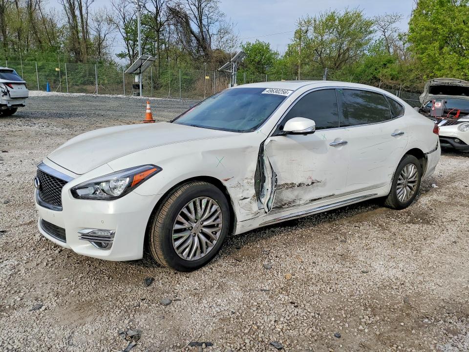 2015 Infiniti Q70 VIN JN1BY1PR6FM832037 COPART salvage auction — SIDE, MD - CERT OF SALVAGE > 75% DAMAGE, sold $2,600 on 2026-07-30 (photo 1)