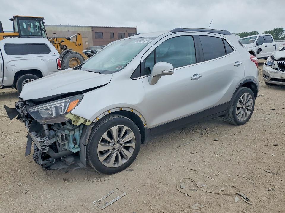 2017 Buick Encore VIN KL4CJASBXHB119232 COPART salvage auction — FRONT END, Ks - Cert Of Title-Salvage, sold $1,300 on 2026-07-16 (photo 1)