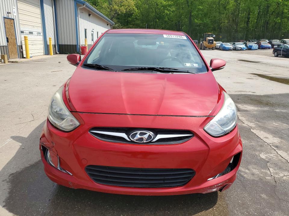 2013 Hyundai Accent VIN KMHCU5AE5DU069351 COPART salvage auction — MECHANICAL, Pa - Cert Of Title, sold $500 on 2026-07-23 (photo 5)