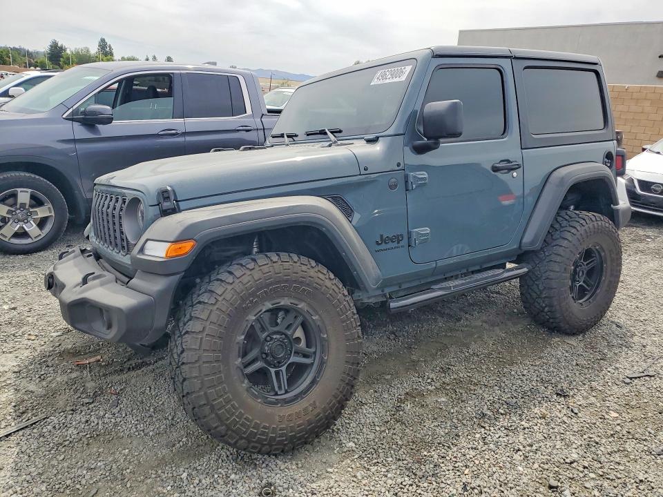 2025 Jeep Wrangler / VIN 1C4PJXAN3SW619917 COPART salvage auction — FRONT END, Salvage Title, sold $13,900 on 2026-07-29 (photo 1)