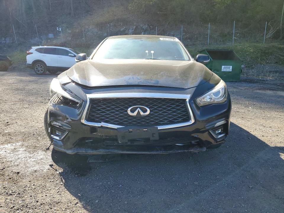 2019 Infiniti Q50 VIN JN1EV7AR3KM552670 COPART salvage auction — FRONT END, Id - Salvage Certificate Of Title, sold $3,600 on 2026-07-07 (photo 5)