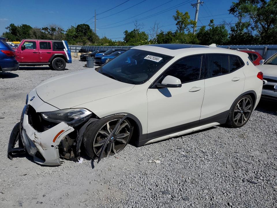 2018 BMW X2 VIN WBXYJ5C33JEF71592 COPART salvage auction — FRONT END, Fl - Cert Of Title Slvg Rebuildable, sold $4,050 on 2026-07-28 (photo 1)