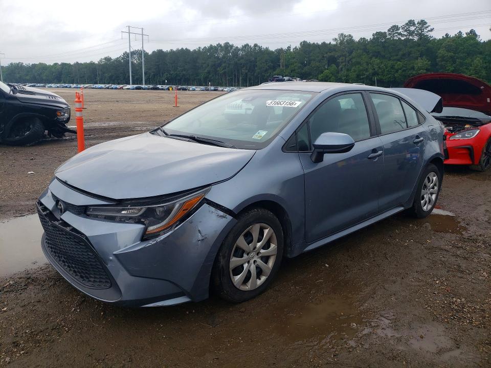 2022 Toyota Corolla VIN 5YFEPMAE6NP330662 COPART salvage auction — REAR END, La - Cert Of Title-Salvage, sold $5,600 on 2026-07-10 (photo 1)