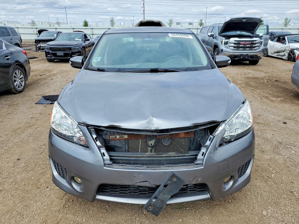 2015 Nissan Sentra VIN 3N1AB7AP4FY317915 COPART salvage auction — FRONT END, Il - Salvage Certificate, sold $425 on 2026-07-09 (photo 5)