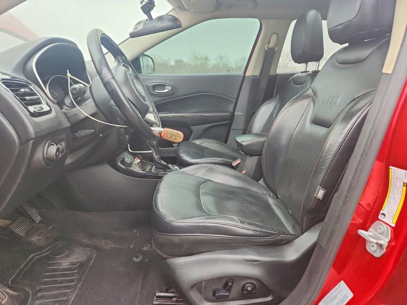 2017 Jeep Compass VIN 3C4NJDCB2HT635369 COPART salvage auction — FRONT END, Il - Salvage Certificate, sold $3,250 on 2026-07-03 (photo 7)