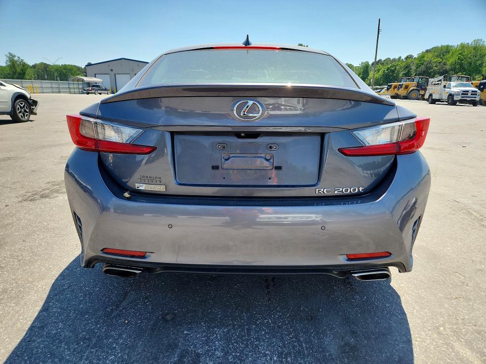 2017 Lexus Rc VIN JTHHA5BC5H5007351 COPART salvage auction — FRONT END, Nc - Salvage Certificate Of Title, sold $275 on 2026-07-21 (photo 6)