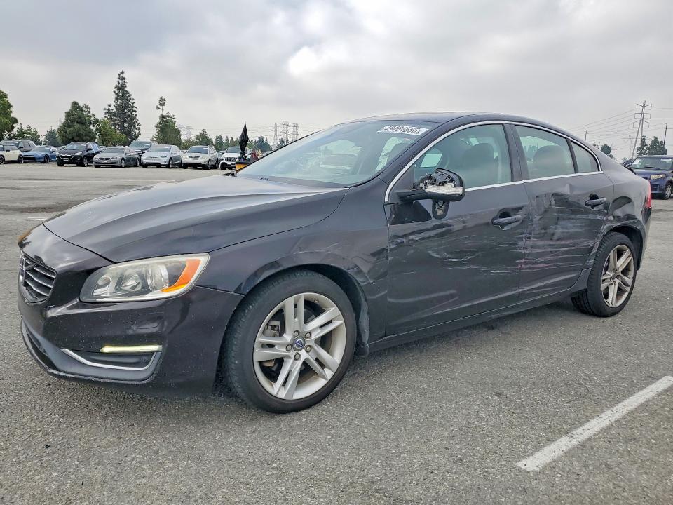 2015 Volvo S60 VIN YV140MFD9F1318795 COPART salvage auction — REAR END, Ca - Salvage Certificate, sold $675 on 2026-08-04 (photo 1)