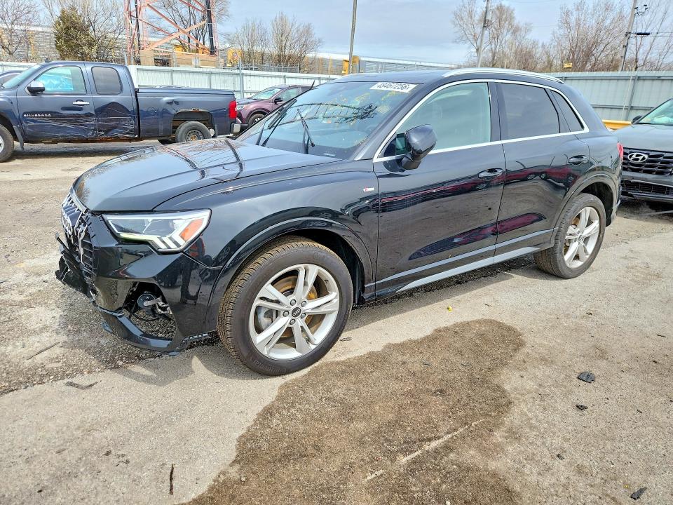 2021 Audi VIN WA1EECF33M1059953 COPART salvage auction — FRONT END, Il - Certificate Of Title, sold $11,500 on 2026-07-20 (photo 1)