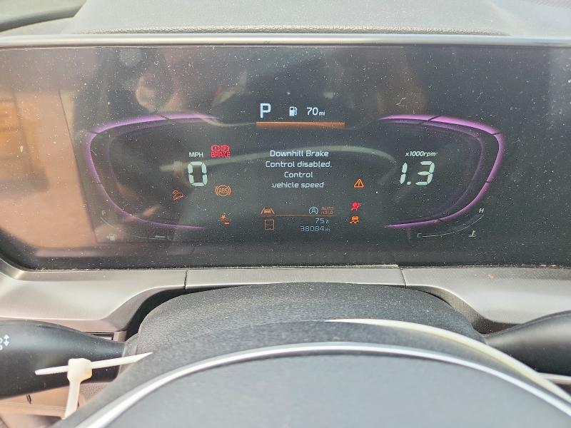 2024 Kia Telluride VIN 5XYP24GC4RG457482 COPART salvage auction — FRONT END, Salvage Title, sold $4,800 on 2026-07-29 (photo 9)