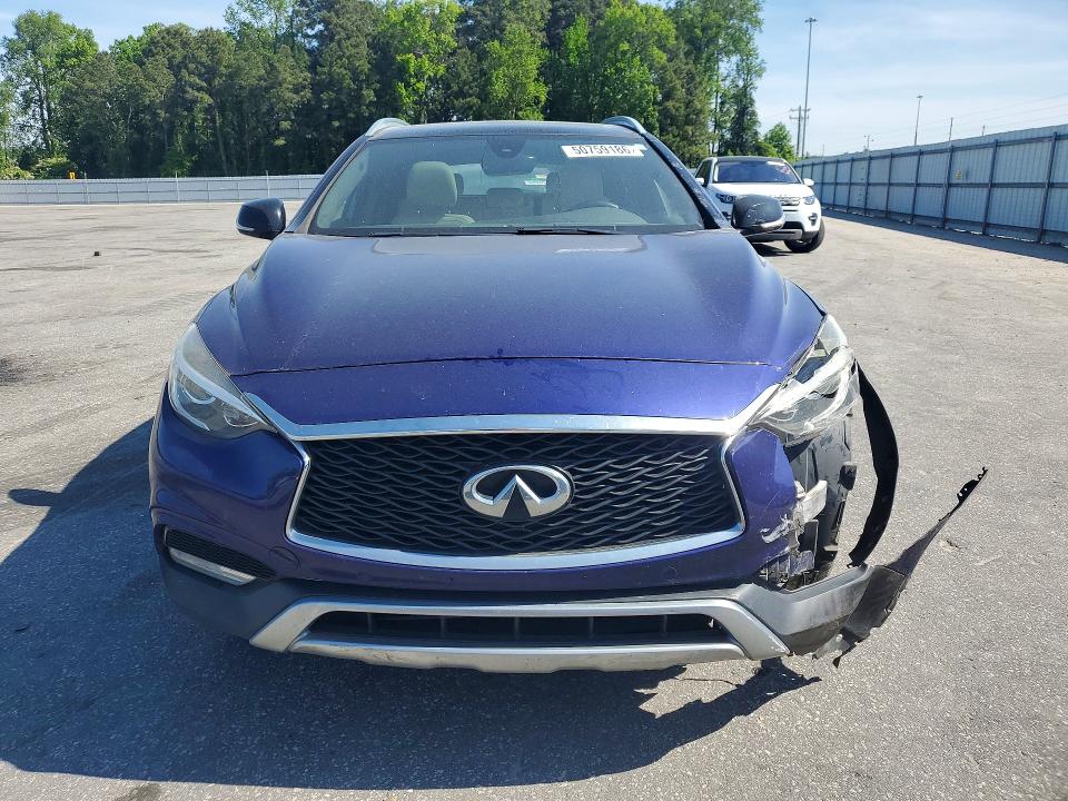 2017 Infiniti Qx30 VIN SJKCH5CRXHA035743 COPART salvage auction — FRONT END, Nc - Salvage Certificate Of Title, sold $3,400 on 2026-07-02 (photo 5)