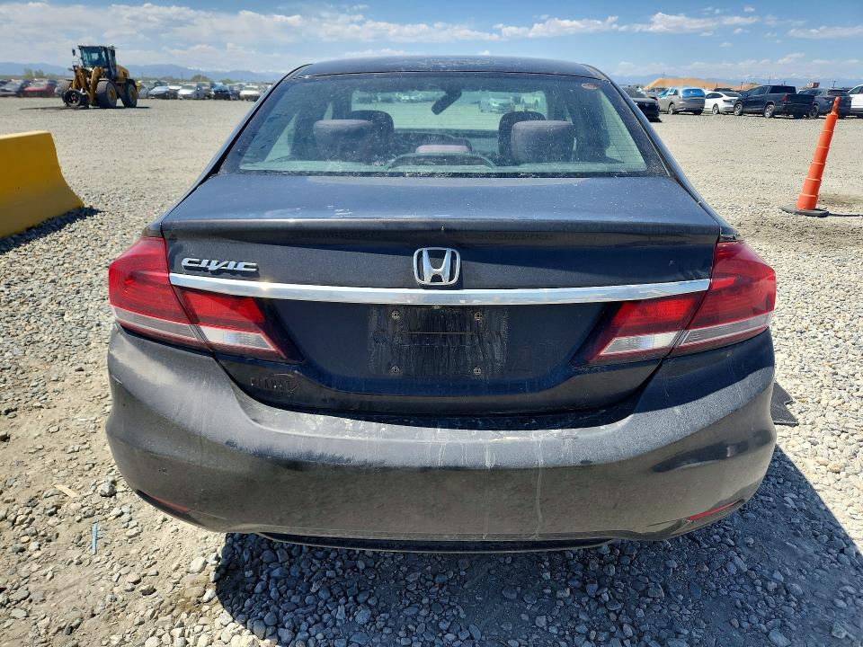 2013 Honda Civic VIN 19XFB2F58DE017063 COPART salvage auction — FRONT END, Id - Salvage Certificate Of Title, sold $275 on 2026-07-23 (photo 6)