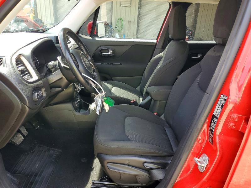 2017 Jeep Renegade VIN ZACCJBBB8HPF48936 COPART salvage auction — FRONT END, Md - Cert Of Salvage > 75% Damage, sold $1,600 on 2026-07-28 (photo 7)