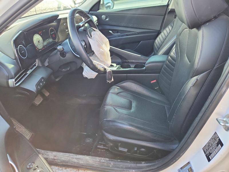 2021 Hyundai Elantra VIN KMHLN4AJXMU007576 COPART salvage auction — FRONT END, Me - Cert Of Title-Salvage Collisio, sold $3,700 on 2026-07-06 (photo 7)