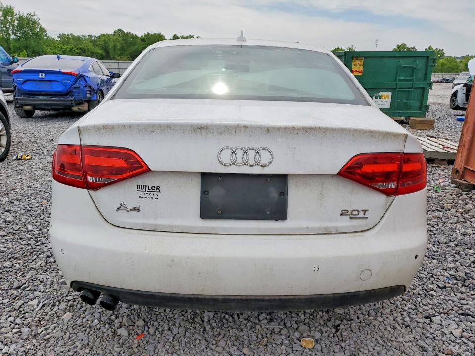 2009 Audi A4 VIN WAUSF78K89N024968 COPART salvage auction — FRONT END, Ga - Cert Of Title-Rebuilt, sold $375 on 2026-07-09 (photo 6)