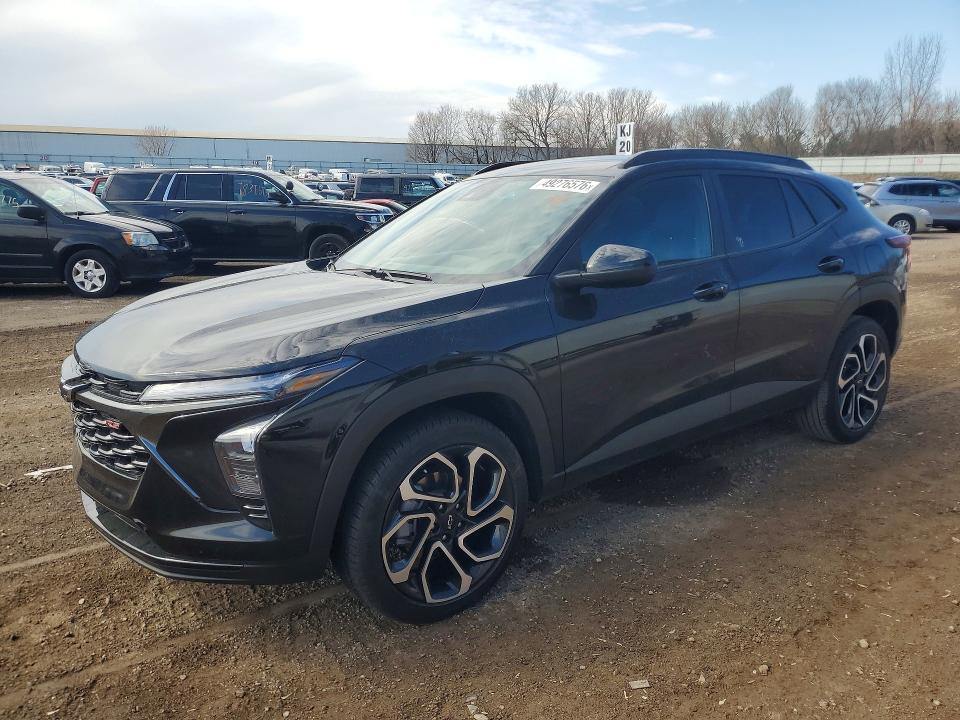2025 Chevrolet Trax VIN KL77LJEP0SC090623 COPART salvage auction — WATER/FLOOD, Mi - Scrap Cert Of Title-Flood Veh, sold $3,750 on 2026-07-22 (photo 1)