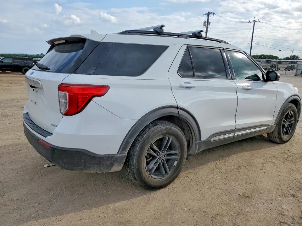 2020 Ford Explorer VIN 1FMSK7DH4LGA91812 COPART salvage auction — HAIL, Tx - Certificate Of Title, sold $8,700 on 2026-07-09 (photo 3)