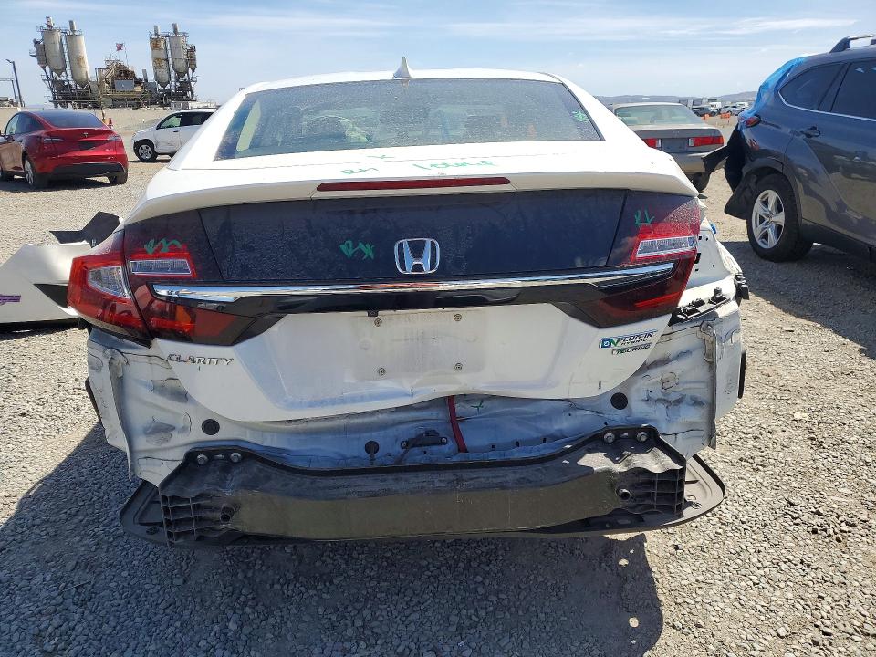 2018 Honda Clarity VIN JHMZC5F33JC019606 COPART salvage auction — REAR END, Ca - Salvage Certificate, sold $1,850 on 2026-07-21 (photo 6)