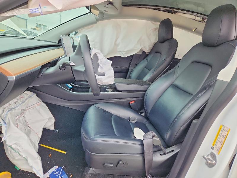 2020 Tesla Model y VIN 5YJYGDEE1LF053998 COPART salvage auction — FRONT END, Tx - Salvage Vehicle Title, sold $175 on 2026-07-24 (photo 7)