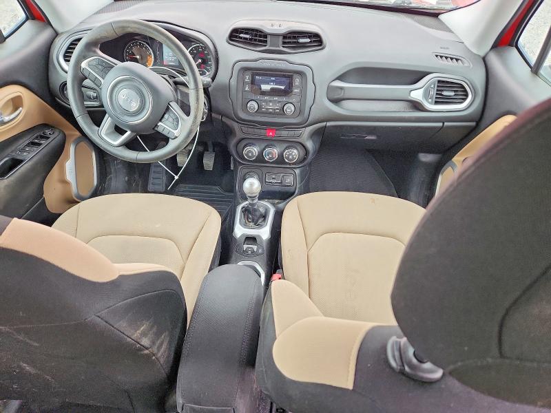 2015 Jeep Renegade VIN ZACCJBAH0FPB71505 COPART salvage auction — HAIL, Co - Certificate Of Title, sold $4,000 on 2026-08-13 (photo 8)