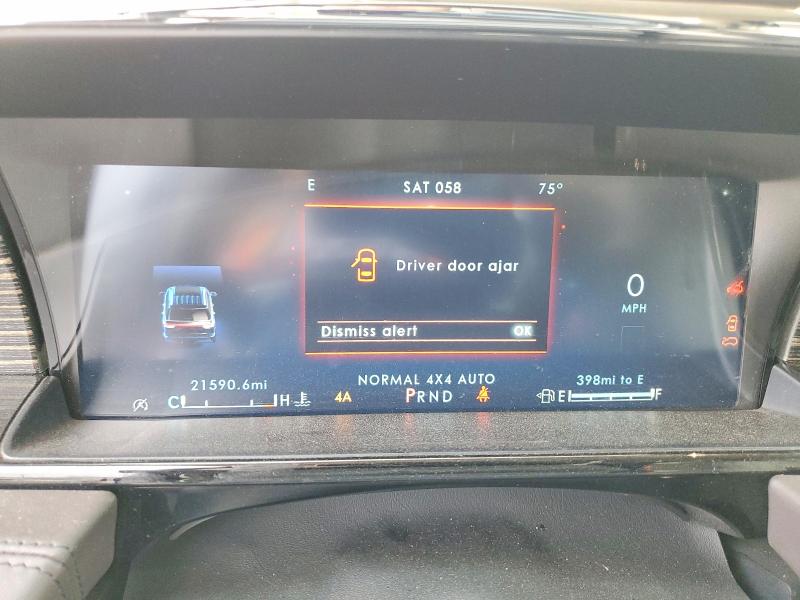 2024 Lincoln Navigator VIN 5LMJJ3TG3REL07604 COPART salvage auction — ALL OVER, Tx - Salvage Vehicle Title, sold $19,000 on 2026-07-23 (photo 9)