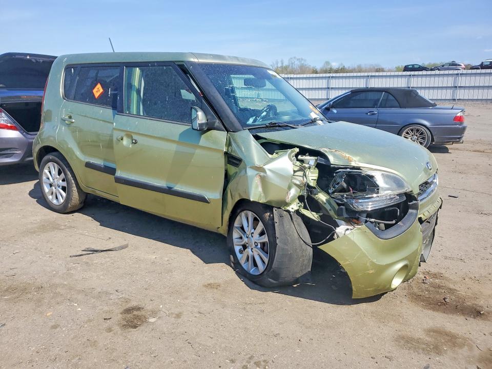 2013 Kia Soul VIN KNDJT2A60D7515149 COPART salvage auction — FRONT END, Va - Cert Of Title - Salvage, sold $375 on 2026-07-08 (photo 4)