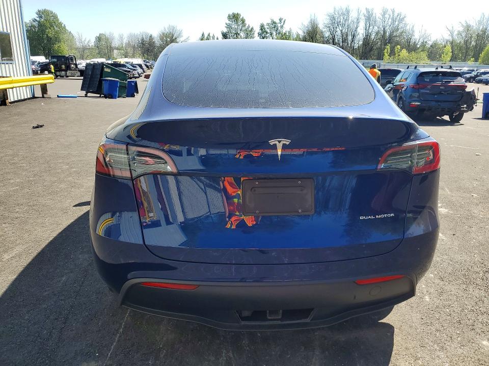 2023 Tesla VIN 7SAYGDEE8PA123454 COPART salvage auction — SIDE, Or - Salvage Title Certificate, sold $13,200 on 2026-07-22 (photo 6)