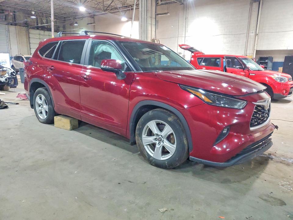 2023 Toyota VIN 5TDKDRAH7PS501366 COPART salvage auction — FRONT END, Mi - Scrap Certificate Of Title, sold $9,200 on 2026-07-07 (photo 4)
