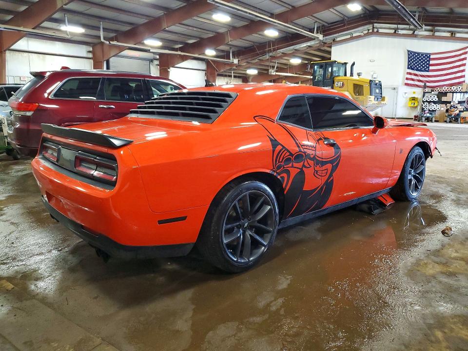 2019 Dodge Challenger VIN 2C3CDZFJ2KH642759 COPART salvage auction — FRONT END, Mi - Certificate Of Title, sold $12,200 on 2026-07-24 (photo 3)