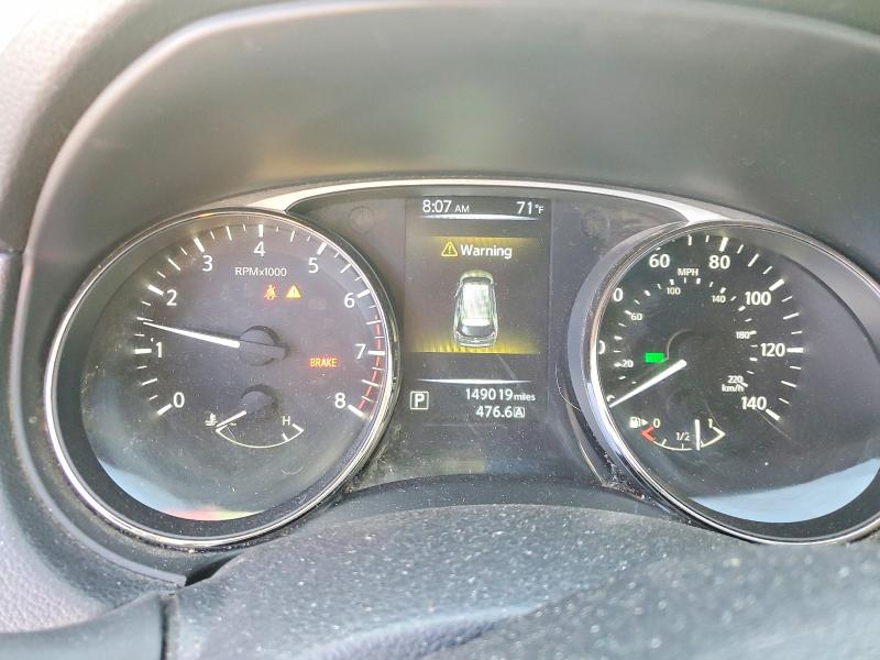 2015 Nissan Rogue VIN KNMAT2MVXFP568222 COPART salvage auction — FRONT END, Co - Public - Salvage Title, sold $1,350 on 2026-07-09 (photo 9)