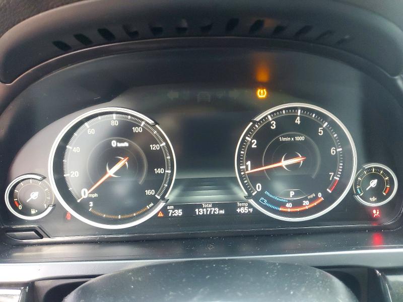 2014 BMW 7 series VIN WBAYE8C59ED135551 COPART salvage auction — UNDERCARRIAGE, Mi - Certificate Of Title, sold $1,650 on 2026-07-22 (photo 9)
