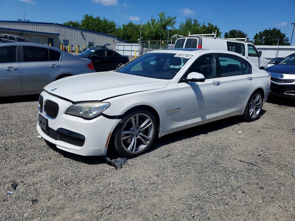 2013 BMW 7er VIN WBAYE4C50DDW22595 COPART salvage auction — FRONT END, Salvage Title, sold $2,150 on 2026-07-09 (photo 1)